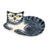 Hannah Turner Handmade Ceramic Grey Tabby Cat Trinket Dish