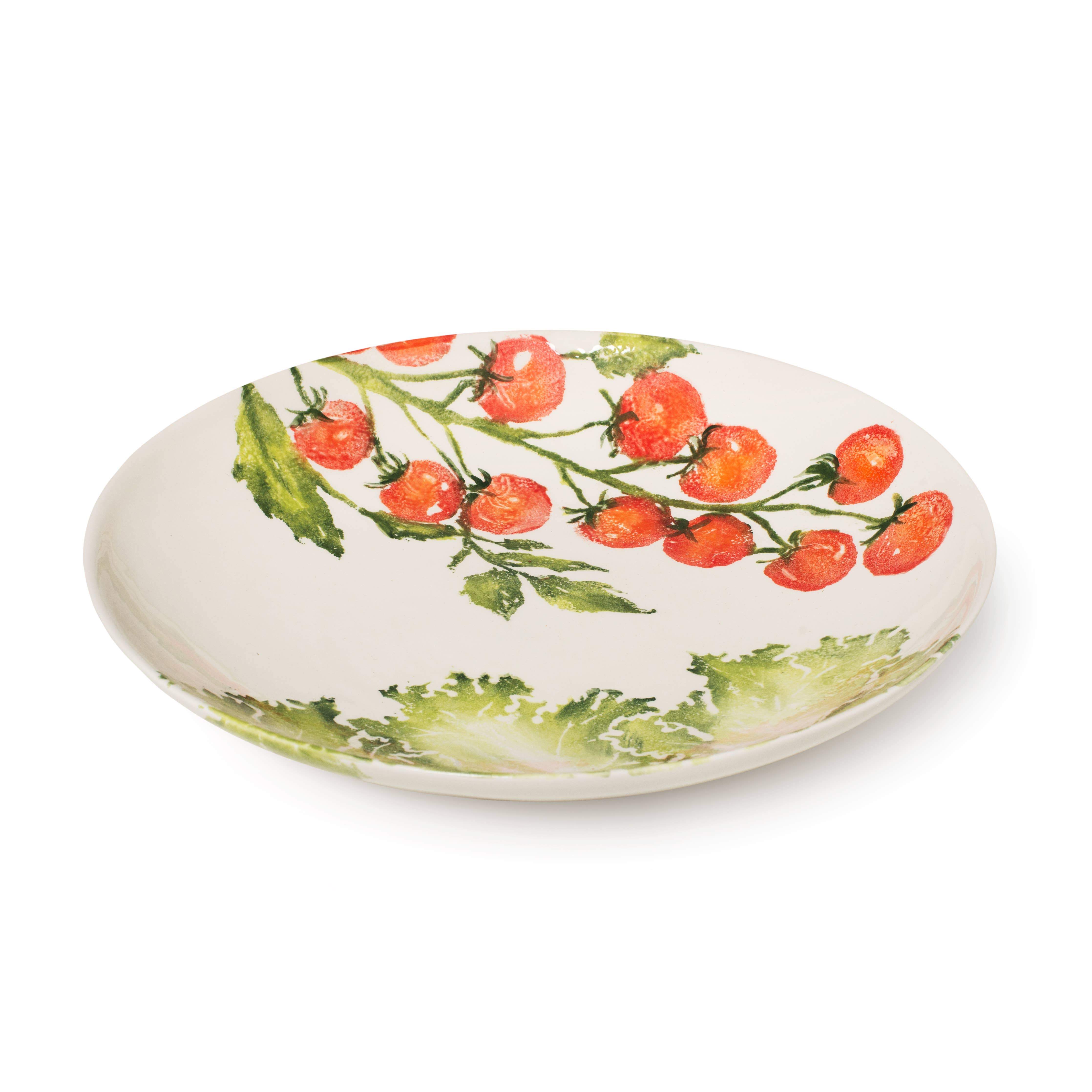 Blisshome SERVING DISH LARGE VINE TOMATOES / LETTUCE