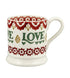 Emma Bridgewater Christmas Joy Set Of 2 1/2 Pint Mugs Boxed