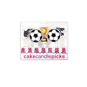 Anniversary House Football Party Pick Candles