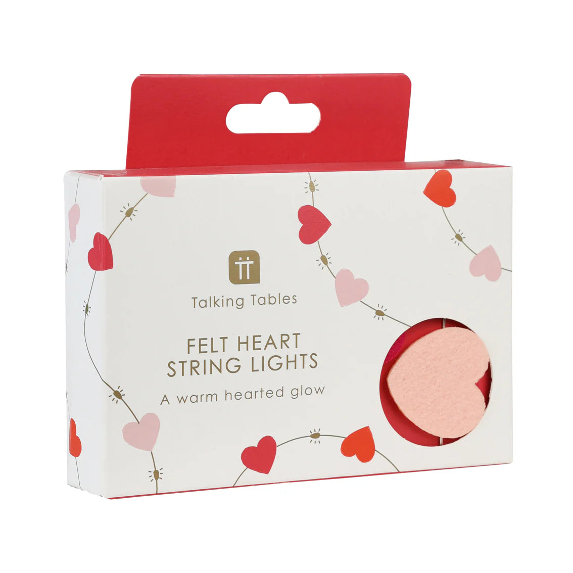 Talking Tables Heart Felt String Lights - 2m Valentines
