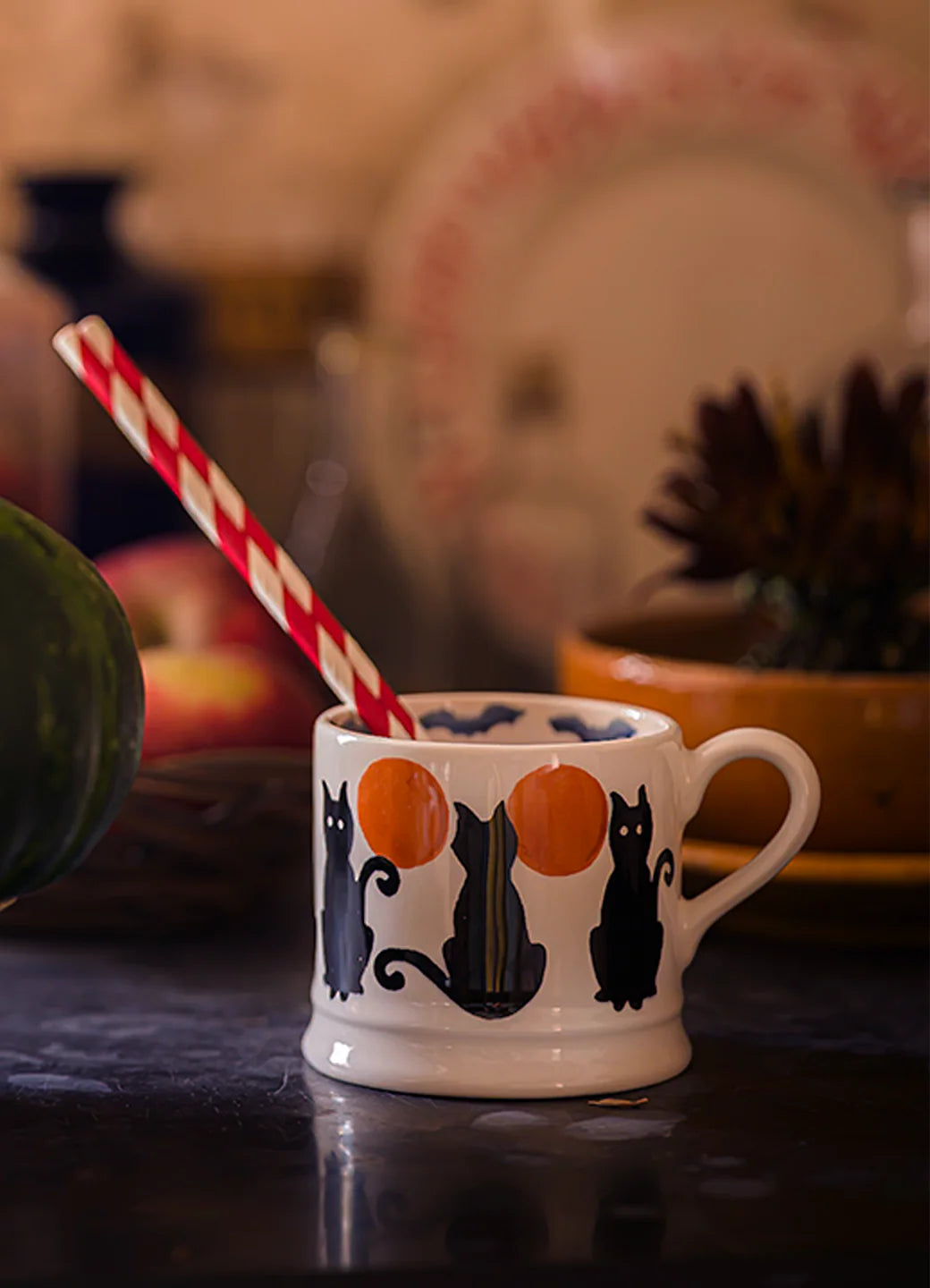 Emma Bridgewater New The Wise Witches Black Cats Small Mug