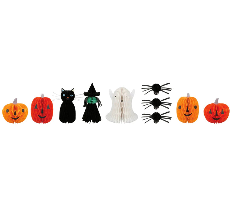 Meri Meri Honeycomb Halloween Characters (x 10)