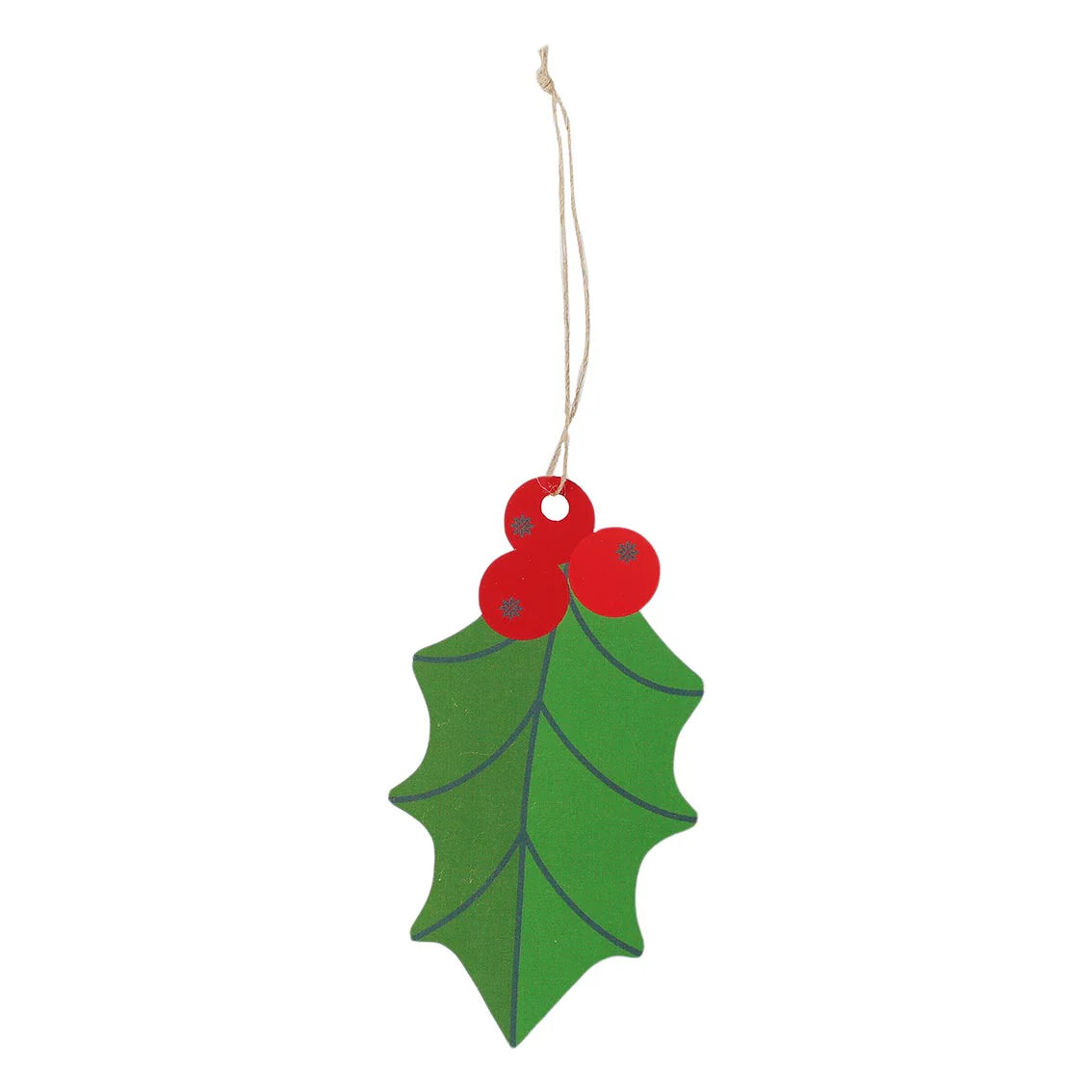 Talking Tables Holly Green Christmas Gift Tags - 8 Pack