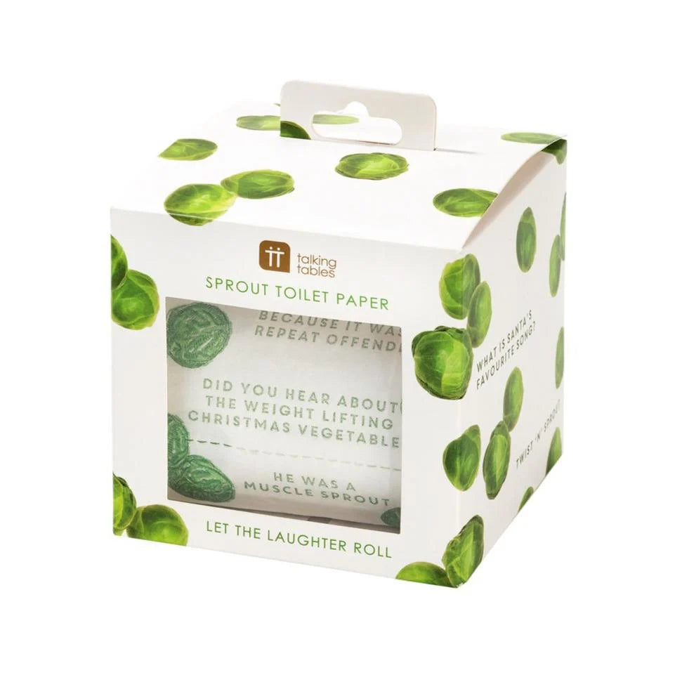 Talking Tables Brussels Sprout Joke Toilet Roll