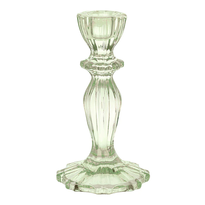 Talking Tables Boho Green Glass Candle Holder