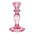 Talking Tables Pink Glass Candlestick Holder