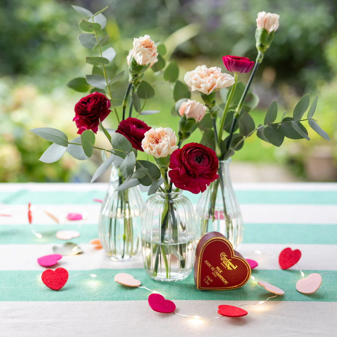 Talking Tables Heart Felt String Lights - 2m Valentines