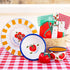 Talking Tables Bon Appetit Red & White Fabric Gingham Tablecloth