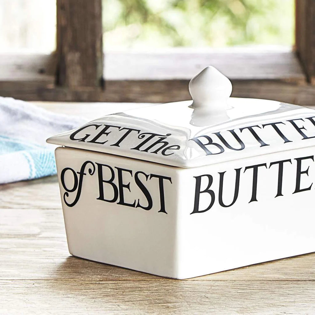 Emma Bridgewater Black Toast Small Butter Dish