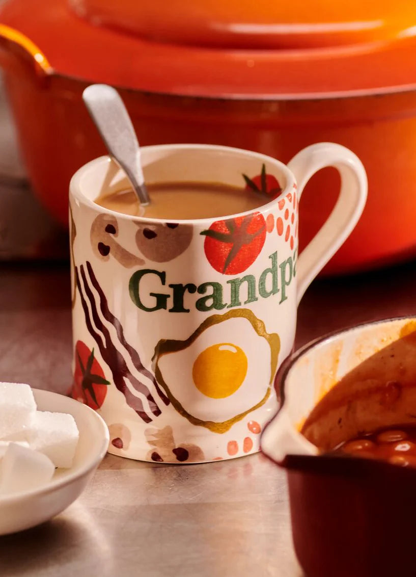 Emma Bridgewater Breakfast Grandpa 1/2 Pint Mug