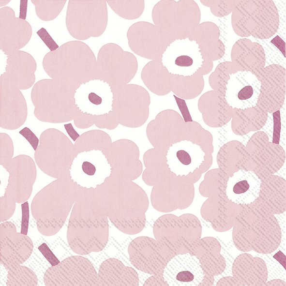 MINI UNIKKO Light Rose Cocktail Napkins