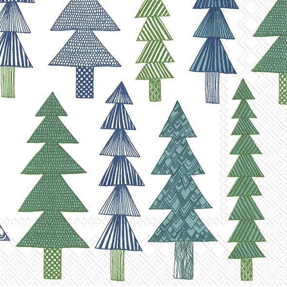 Kuusikossa Green Cocktail Napkins