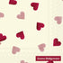 Emma Bridgewater PINK HEARTS cream Cocktail Napkins