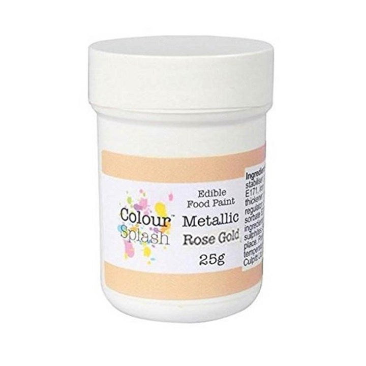 Colour Splash Edible Paint - Rose Gold