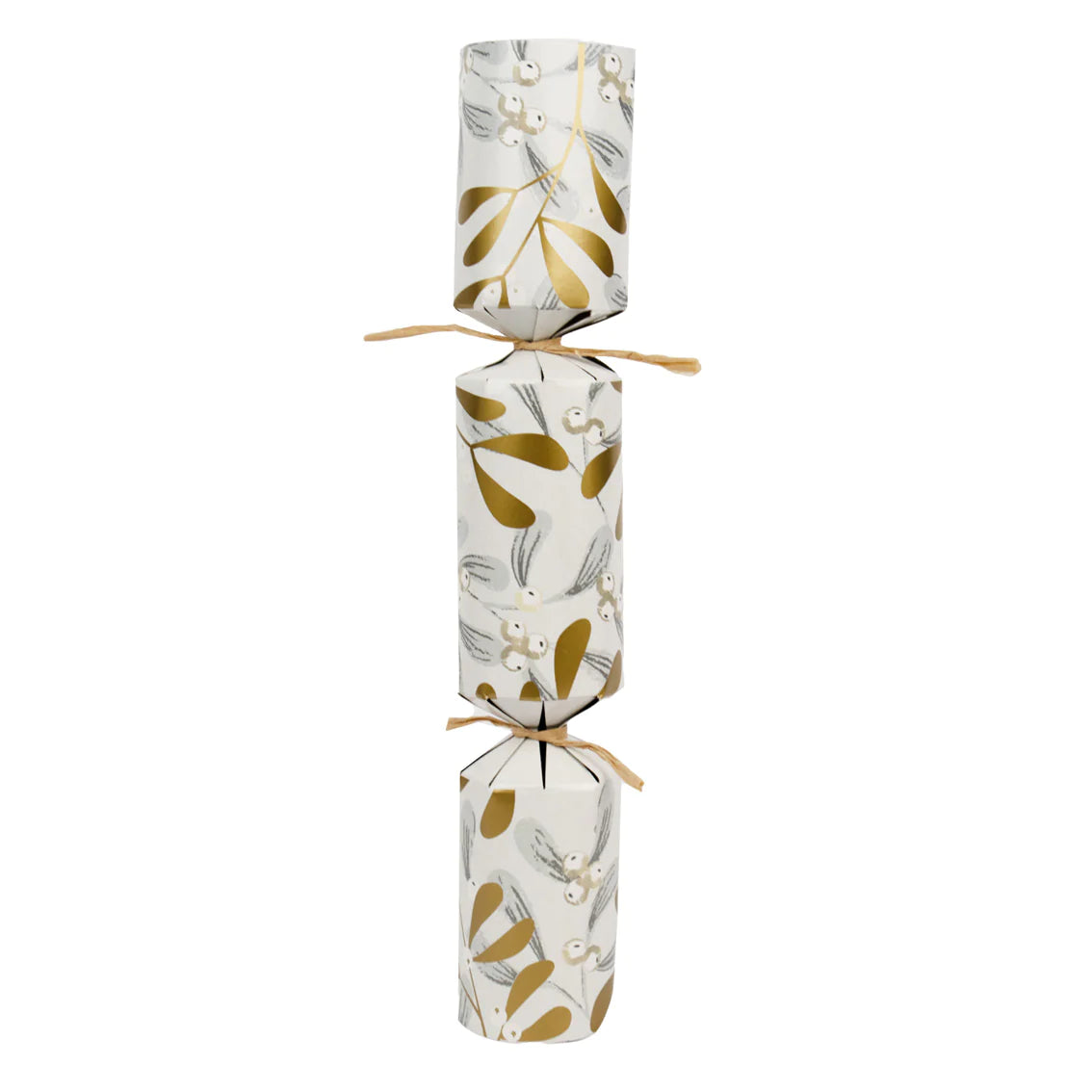 Talking Tables Botanical Mistletoe Eco-Friendly Christmas Crackers - 6 Pack