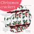 Talking Tables Holly White Christmas Crackers - 6 Pack