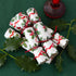 Talking Tables Botanical Holly White Mini Christmas Crackers - 8 Pack