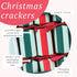 Talking Tables Striped Christmas Mini Crackers – 6 Pack With Cheerful Charms