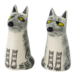 Hannah Turner Wolf Salt and Pepper Shakers