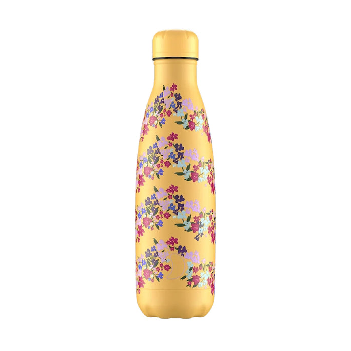Chilly's Floral Zig Zag Ditsy Water Bottle 500ml