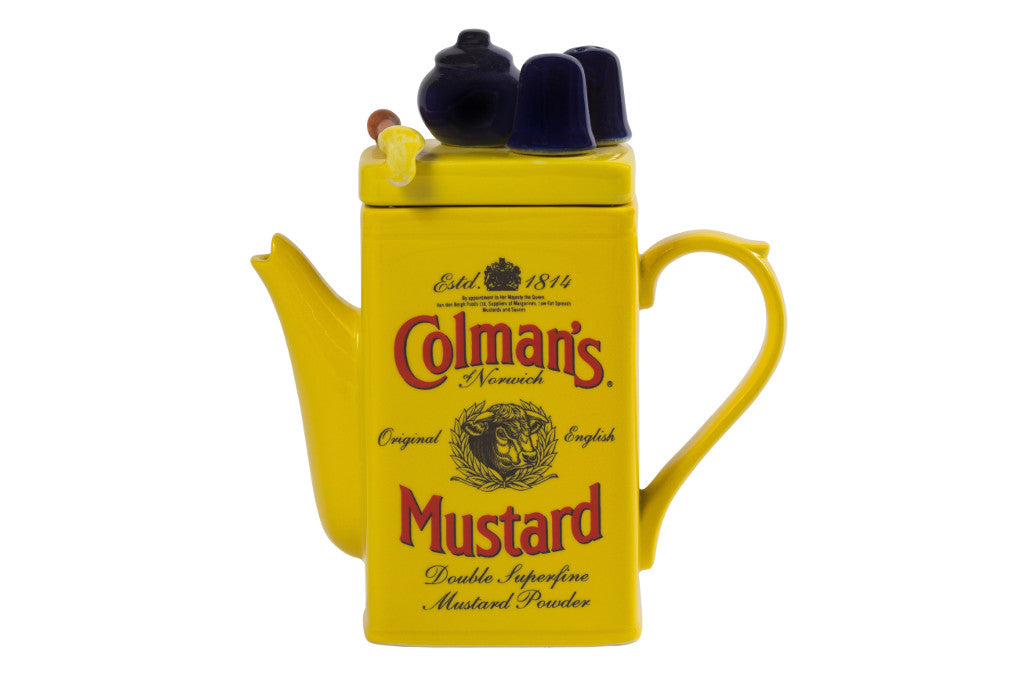 Colman’s Mustard Tin Medium Teapot 13 Fl.Oz.