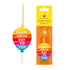 Talking Tables Rainbow Balloon Happy Birthday Block Sparkler Candle