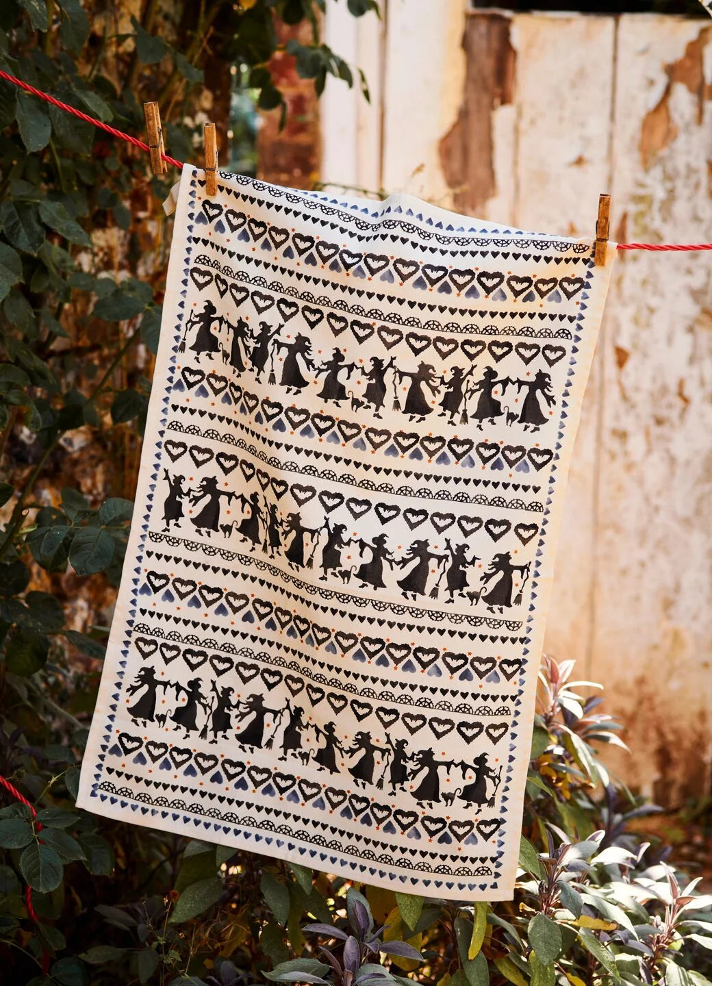 Emma Bridgewater New Dancing Witches Tea Towel