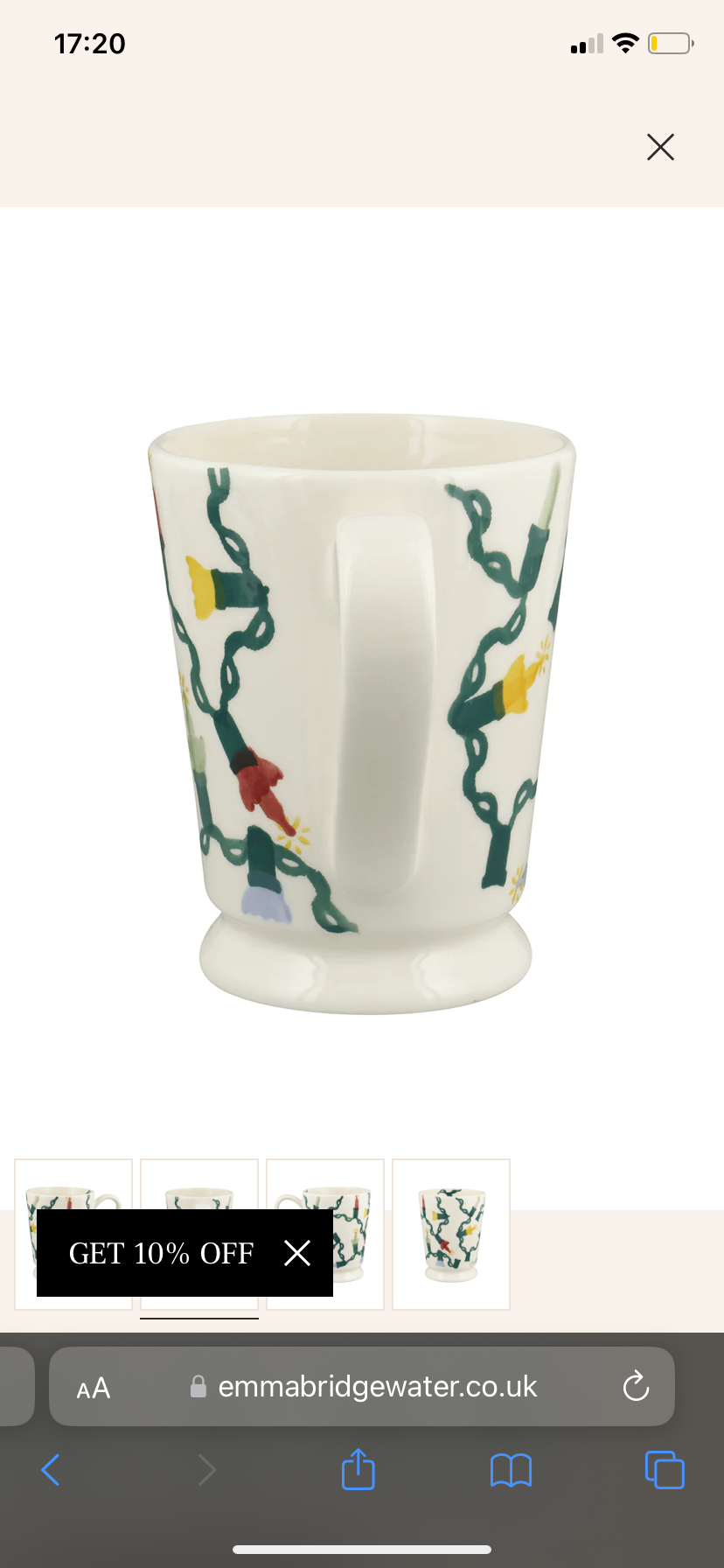 Emma Bridgewater Fairy Lights Cocoa Mug