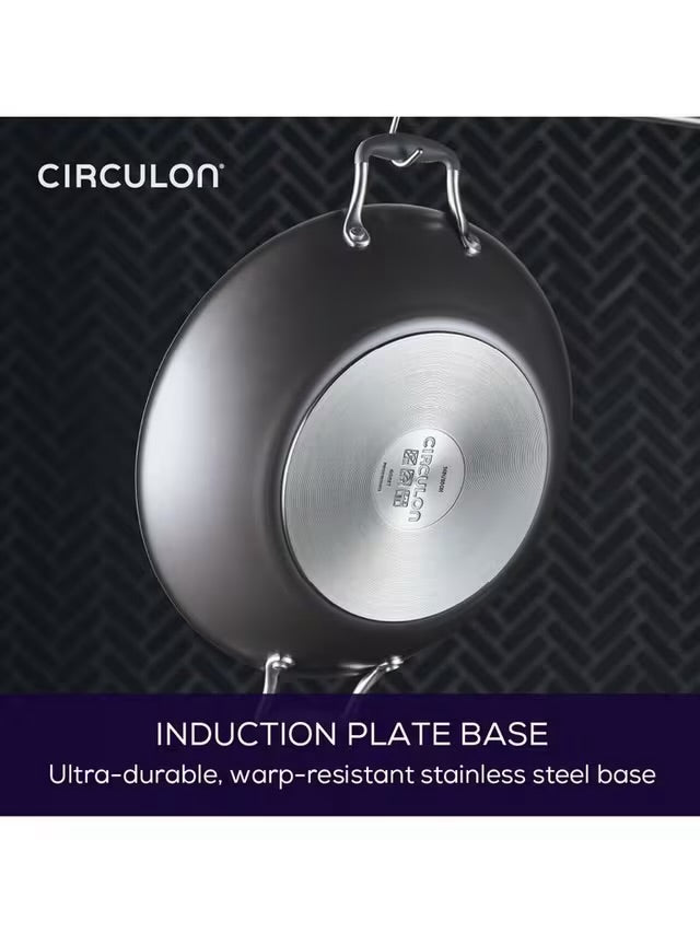 Circulon
ScratchDefense Non Stick Wok & Lid, Grey