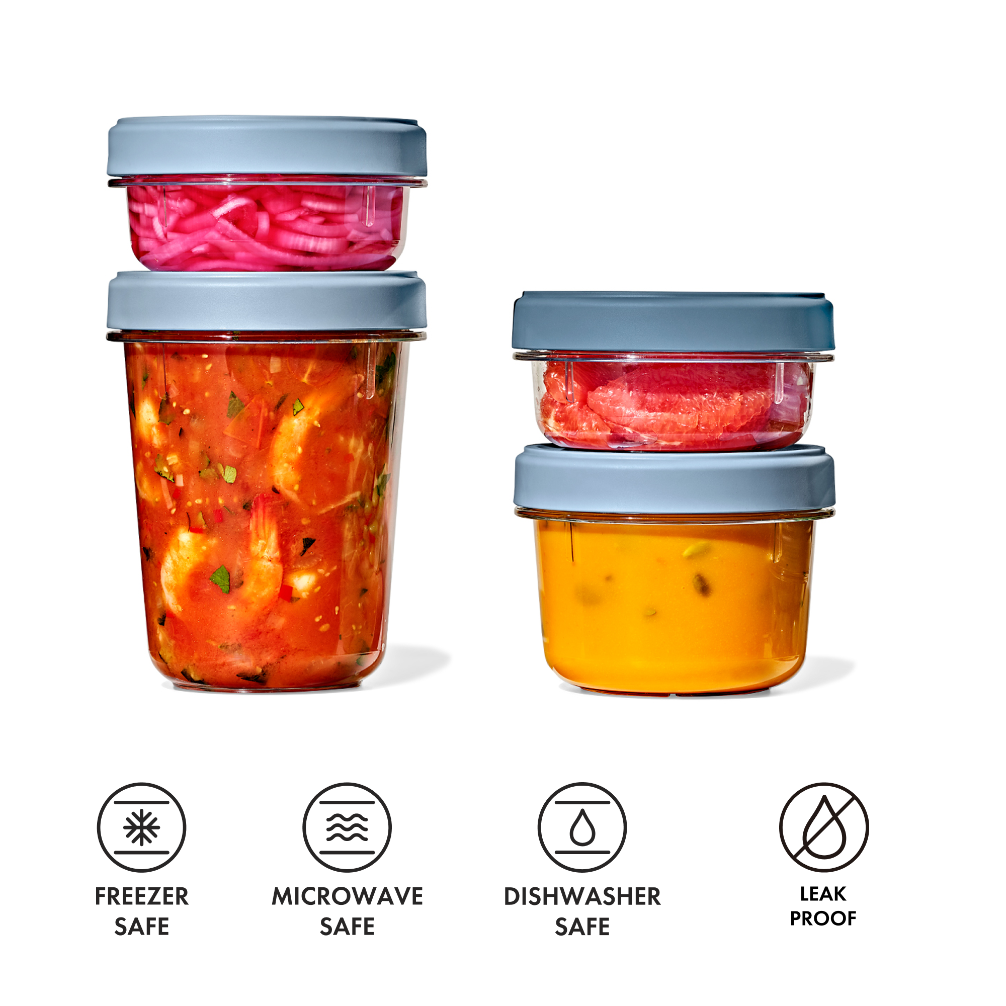 Oxo Twist & Stack Container – 12 oz – 2 pack