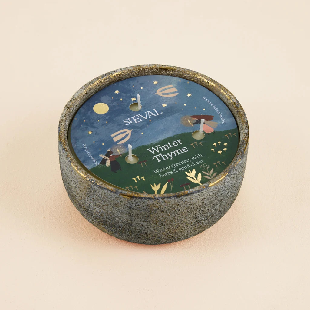 St Eval Winter Thyme Alchemy Pot Large