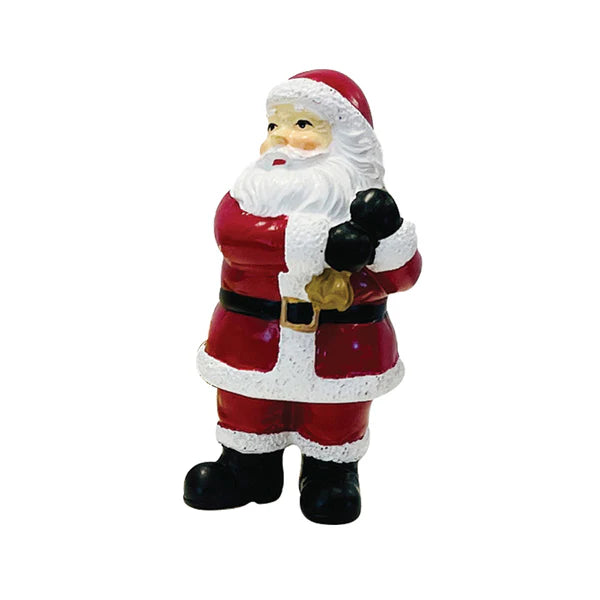 Traditional Santa Resin Cake Toppers 3.5 x 6.5cm (1.4 x 2.6")