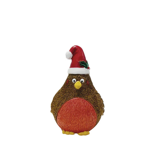 Plump Christmas Robin Resin Cake Toppers 3.5 x 5cm (1.4 x 2")