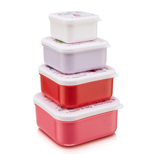 Tyrell Katz Set of 4 Princess Snack Boxes for Kids