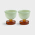 Klevering Egg holder cantine amber set of 2