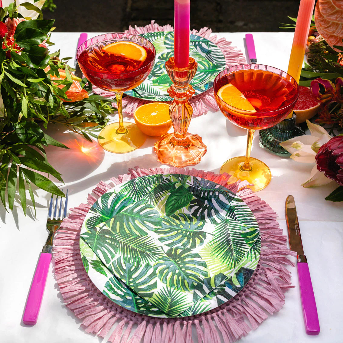 Talking Tables Tropical Fiesta Palm Leaf Paper Plates