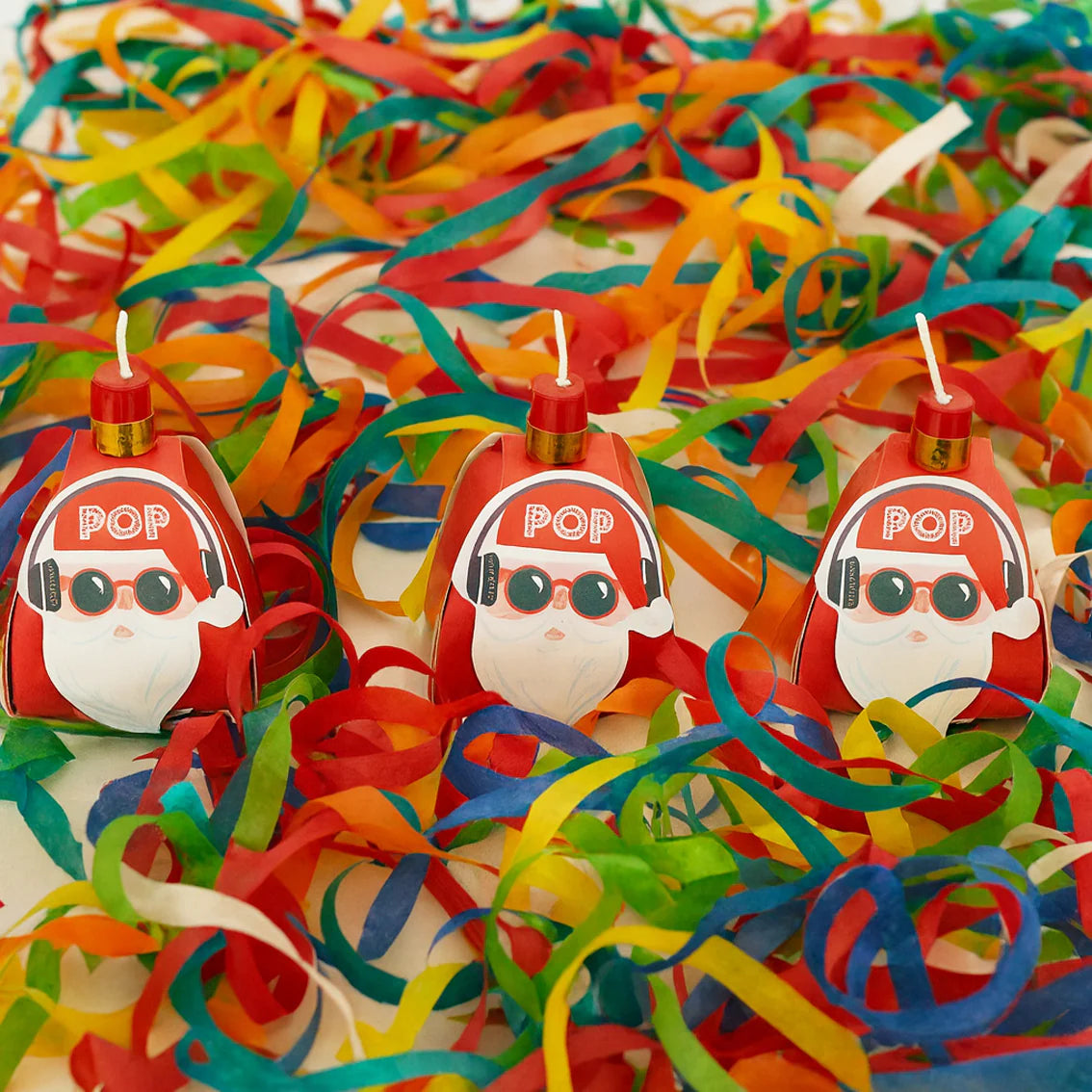 Talking Tables Santa Poppers - 12 Pack