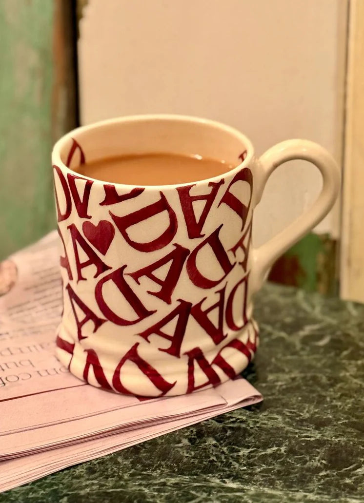 Emma Bridgewater NEW D.A.D. Hellebore 1/2 Pint Mug