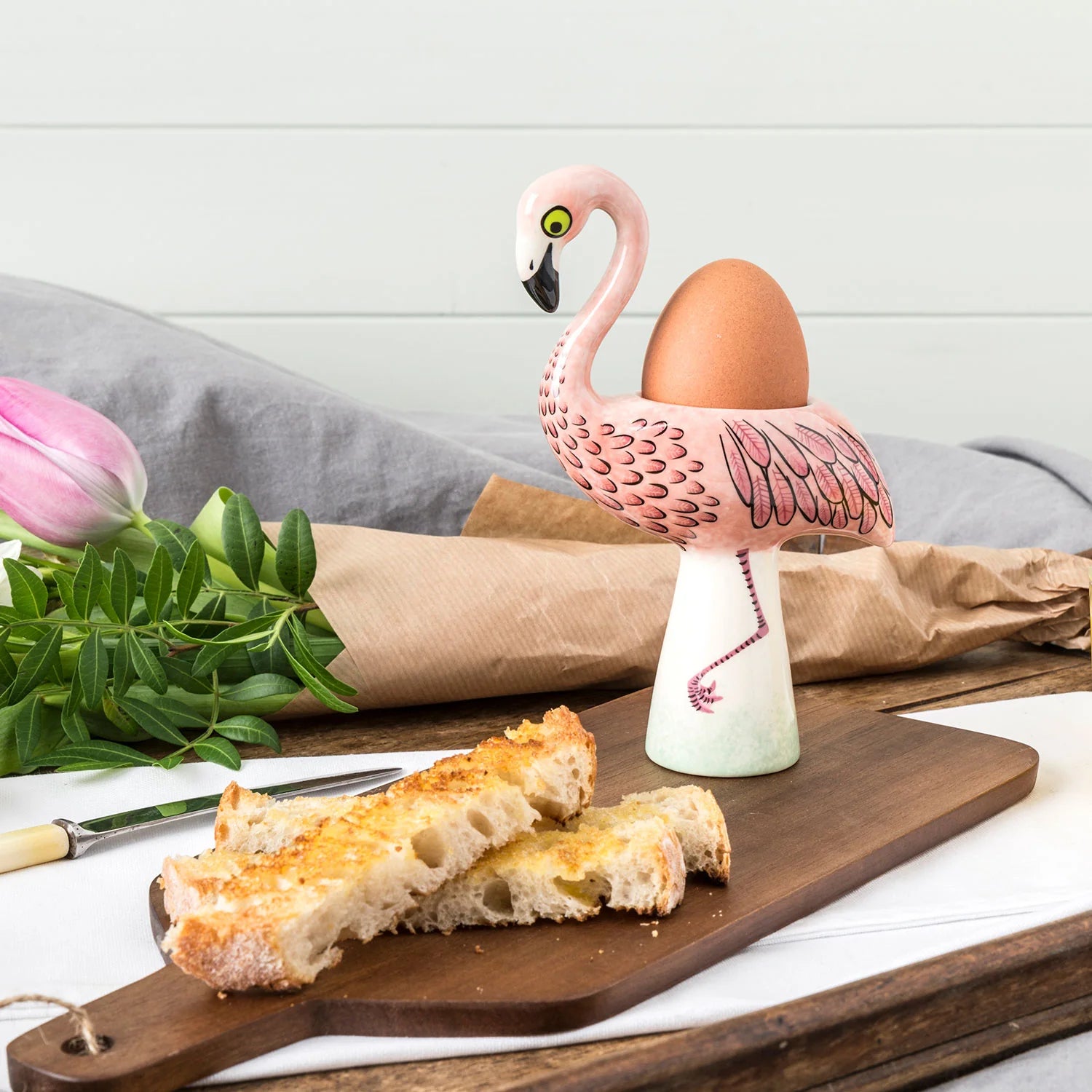 Hannah Turner Flamingo Egg Cup