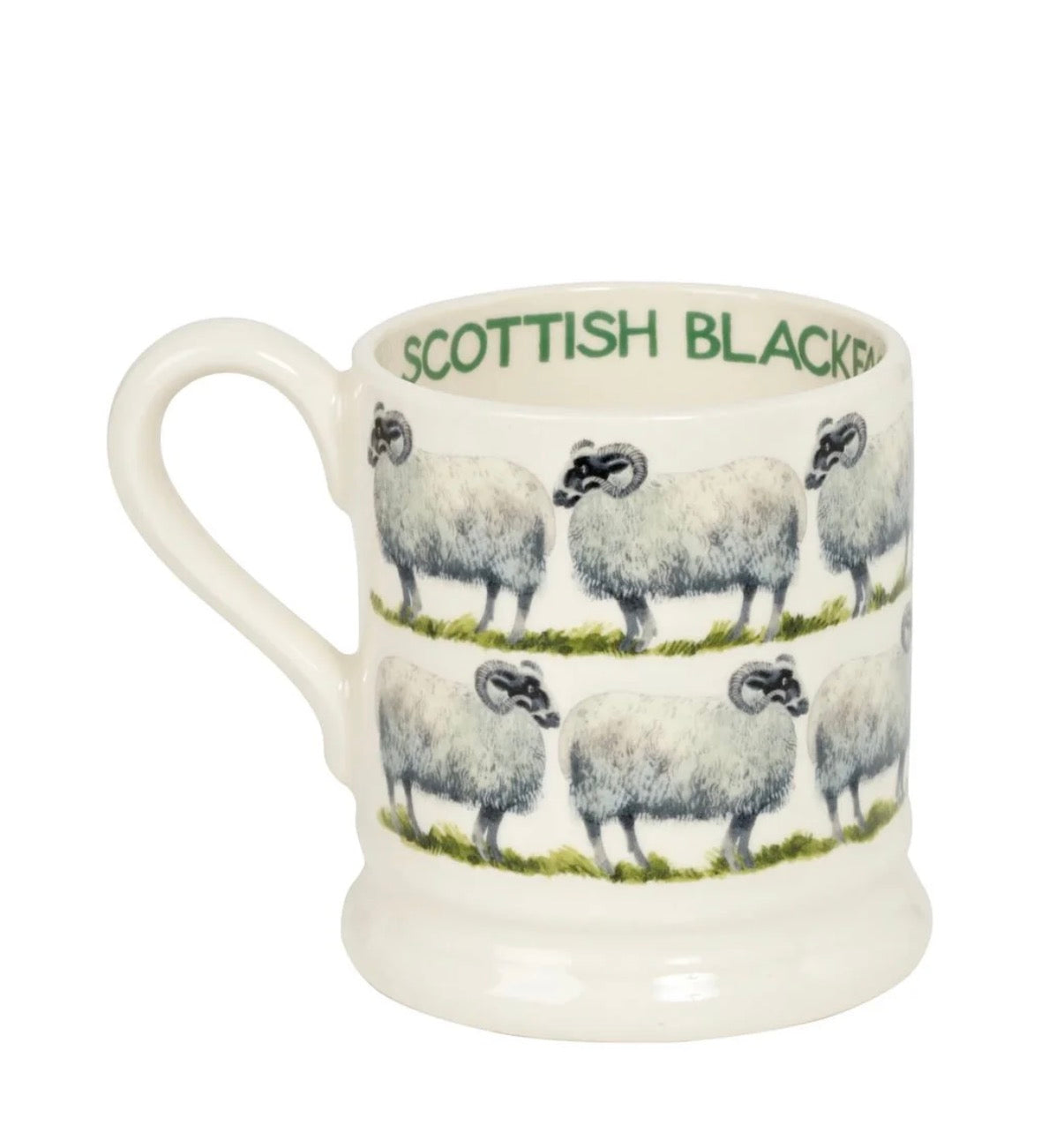 Emma Bridgewater New Scottish Blackface Sheep 1/2 Pint Mug