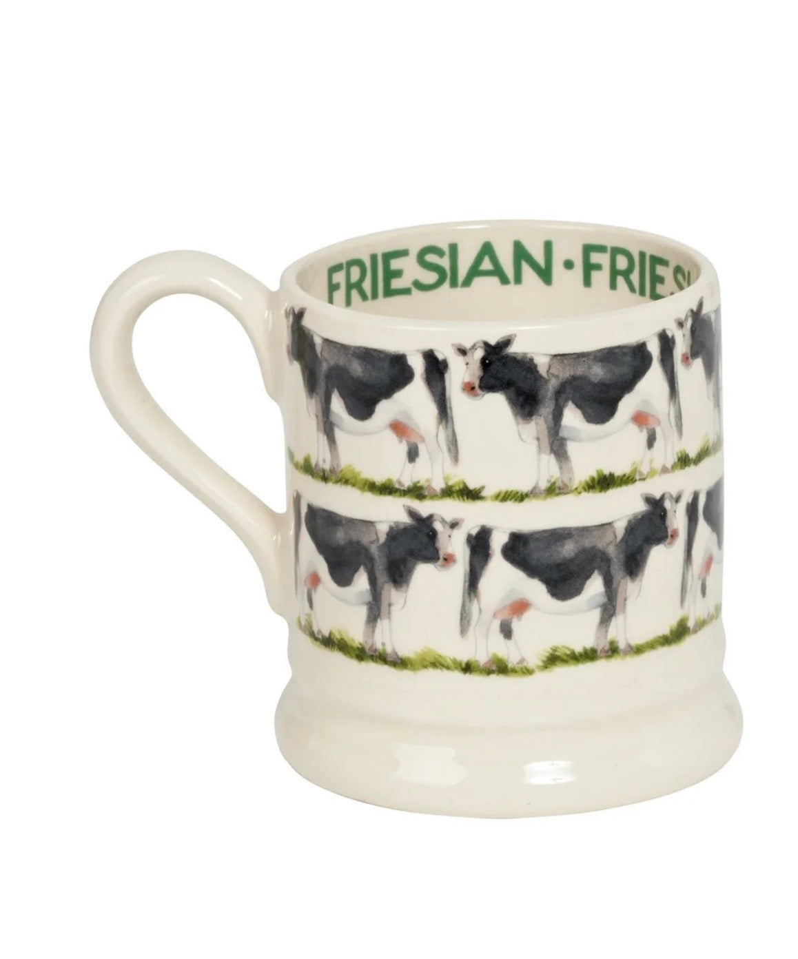 Emma Bridgewater New Friesian Cow 1/2 Pint Mug