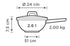 Kuhn Rikon Culinary Fiveply Chef's Pan with lid uncoated