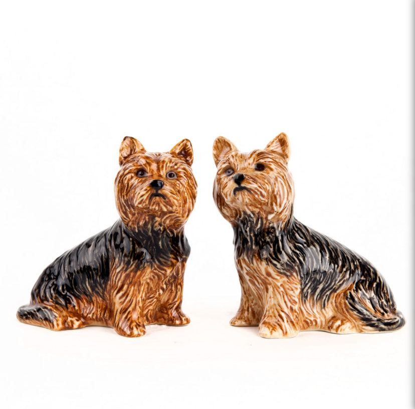 Quail Yorkshire Terrier Salt & Pepper Set
