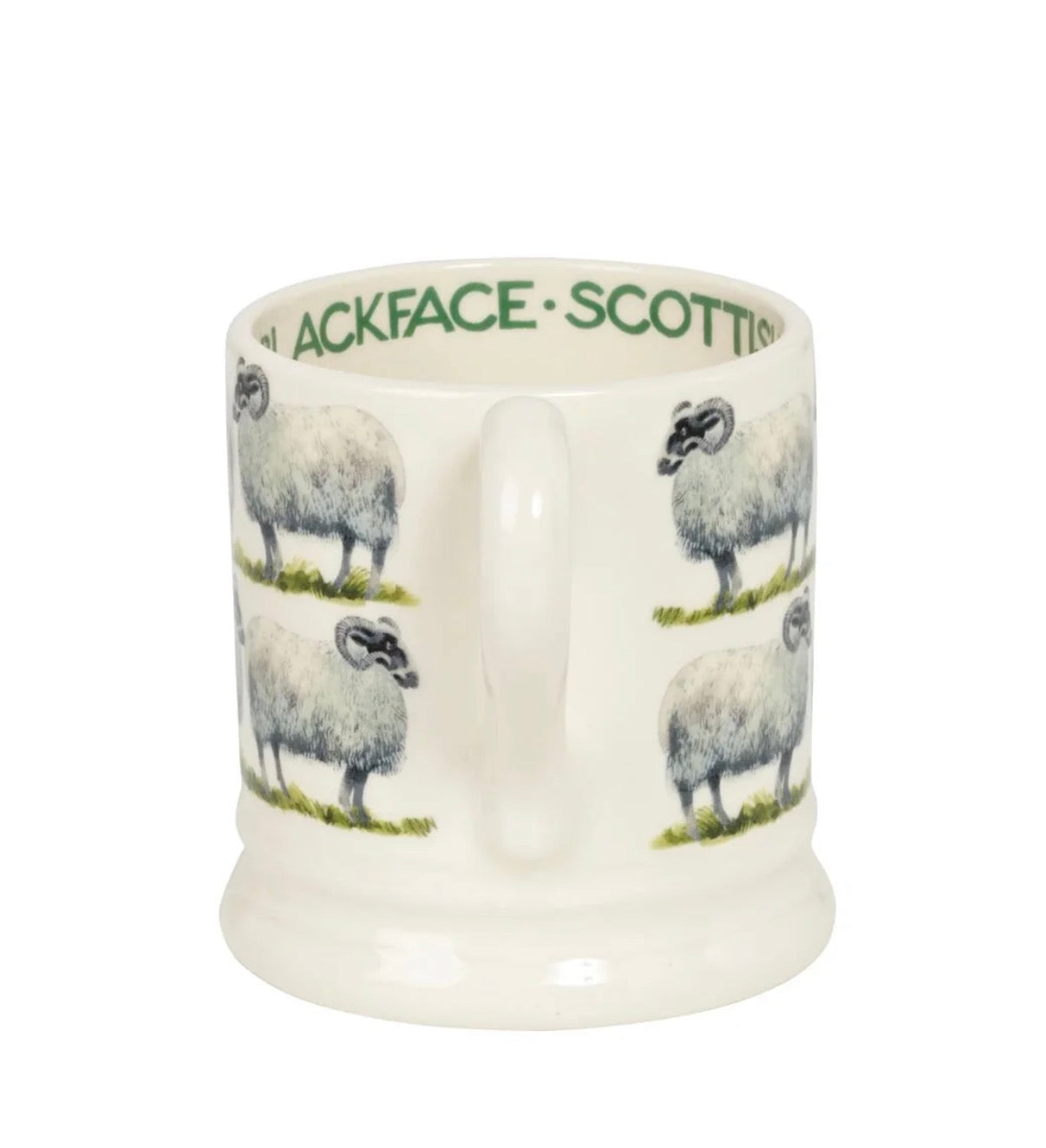 Emma Bridgewater New Scottish Blackface Sheep 1/2 Pint Mug