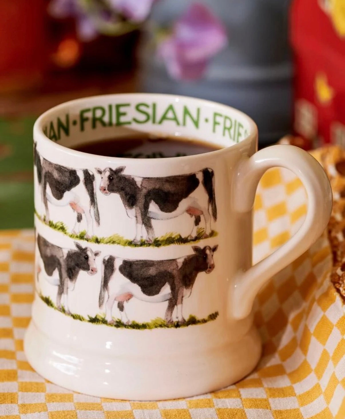 Emma Bridgewater New Friesian Cow 1/2 Pint Mug