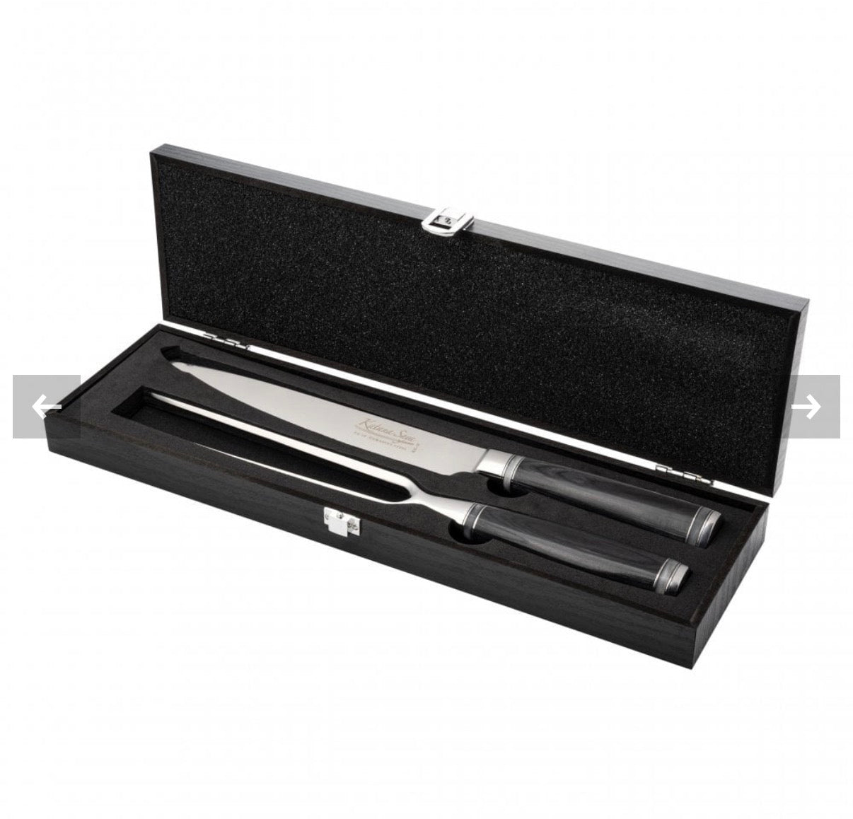 Katana Saya Pakkawood 2 Piece Carving Set
