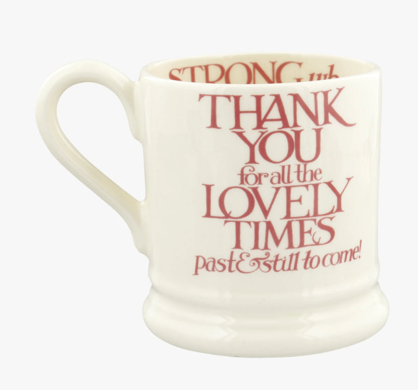 Emma Bridgewater Pink Toast Soul Sisters 1/2 Pint Mug