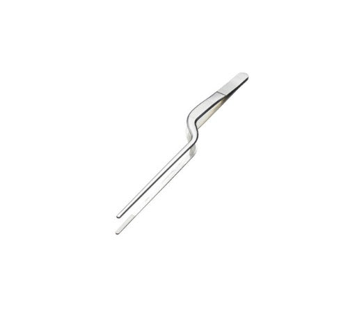 MasterClass Stainless Steel 21cm Curved Plating Tongs