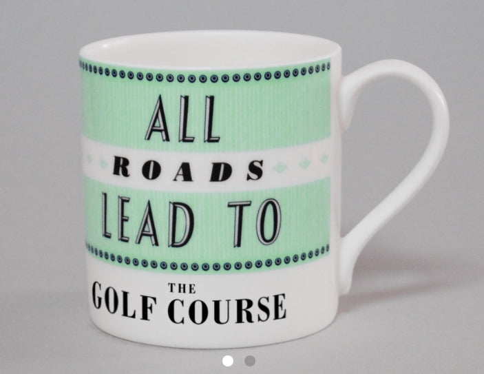 Repeat Repeat All Roads Pavilion Golf Mug Mint Green